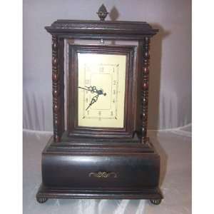 Wooden Clock Wtih Picture Frame and Drawer