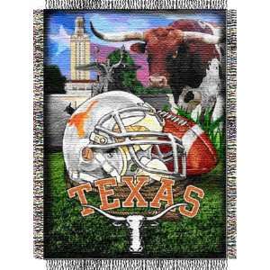   of Texas Collegiate Woven Tapestry Throws