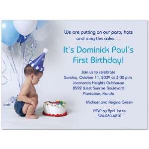  Wonderment 1st Birthday Invitations   Set of 20 Baby