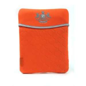  Pastry Neoprene Embossed Heart Orange Hoodie for iPad and 