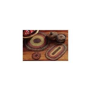  Berkshire Jute Tablemat Braided 13 Rd