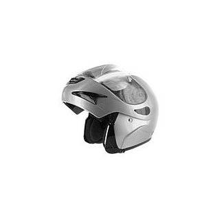 Vcan V200 Silver Flip Up Modular DOT Approved Motorcycle Helmet