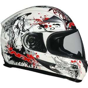 AFX Dark Angel Adult FX 90 Street Motorcycle Helmet w/ Free B&F Heart 