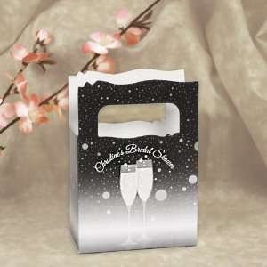  Champagne Glasses   Mini Personalized Bridal Shower Favor 