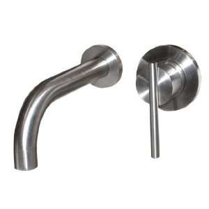  Single Handle Wall Mount Faucet   Brushed Nickel