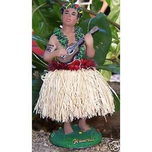  Hula Men playing Ukulele Dashbord Hawaiian Hawaii 