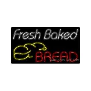  Fresh Baked Bread Outdoor LED Sign 20 x 37 Sports 