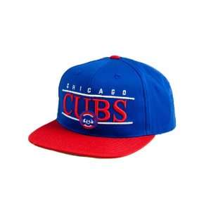  MLB Mens Chicago Cubs Nineties Snapback Cap (Royal/Red 