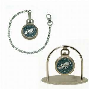    NFL Philadelphia Eagles Pocket Watch & Stand
