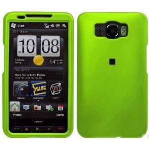 Green Rubberized Hard Cover for HTC HD2 T Mobile Protector 