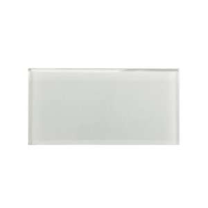  Glass Subway Tile 6 x 12 Plain Frosted