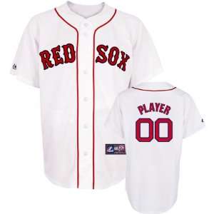  Boston Red Sox Customized Replica Home Baseball Jersey by 