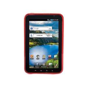   Finish TPU Case for 7 inch Galaxy Tab   Red Cell Phones & Accessories