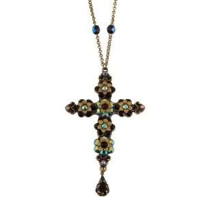  Michal Negrin Stylish Cross Medallion Necklace Adorned 