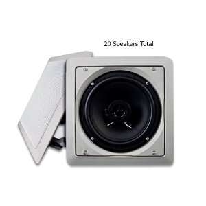 Acoustic Audio LC265i 20PKG (20) 250 Watt 6.5 In Wall Home Speakers 