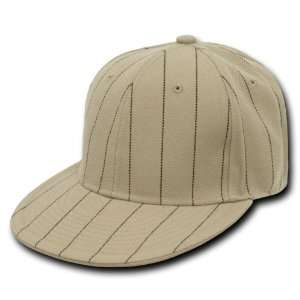   PIN STRIPE FITTED BASEBALL CAP HAT CAPS SIZE 7 1/2 