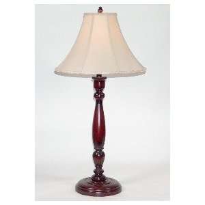  Tall Dark Wood Table Lamp