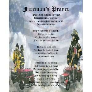    Poem  Firemans Prayer   Emailed JPEG / JPG / PDF 