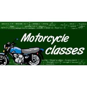    3x6 Vinyl Banner   Motorcycle Classes Learn 