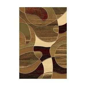  Accent Rug in Tan / Green / Red / Brown   2 x 4 
