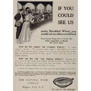 1906 Vintage Ad Shredded Wheat Biscuit Natural Food Co.   Original 