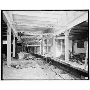  Construction work,Brooklyn Bridge subway station,New York 