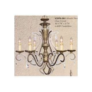 Volume V3976 58 Marseille Chandelier Moonlit Nocturne 30 1/2W x 31H