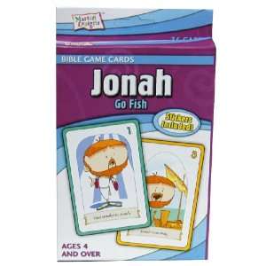  Bible Game Cards   Jonah Go Fish Toys & Games