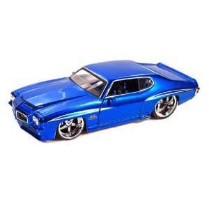  1971 Pontiac GTO Judge 1/24 Mass Metallic Blue Toys 