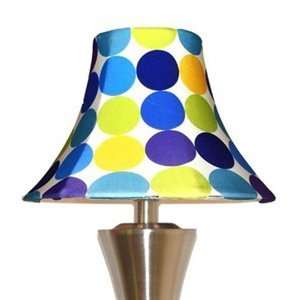   Turquoise Polka Medium Cone Lamp Slipcover Lamp Shade Home