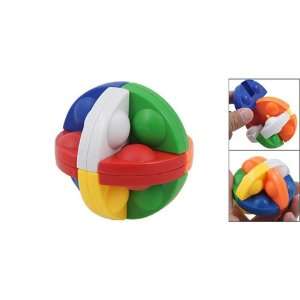  Como Colors Plastic Brain Train Kongming Luban Lock Ball 
