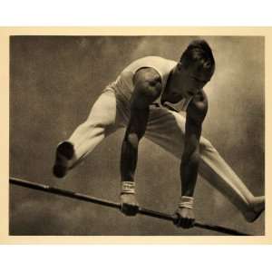  1936 Olympics Alfred Schwarzmann Horizontal Bar Gymnast 