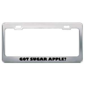  Got Sugar Apple? Eat Drink Food Metal License Plate Frame 