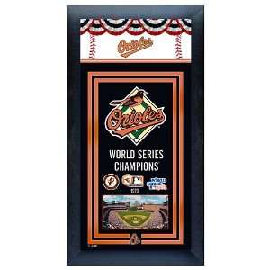  Baltimore Orioles World Series Champions Framed Wall Art 
