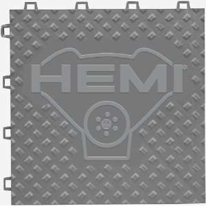   Pk. 12x12 Interlocking Garage Floor Hemi Tiles
