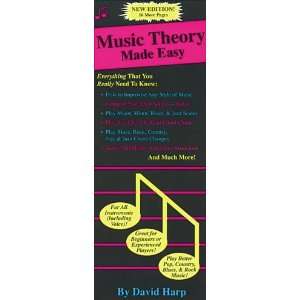  Music Sales Music Theory Made Easy Book Musical 