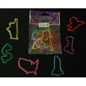  USA Glitter Crazy, Silly Bands Toys & Games