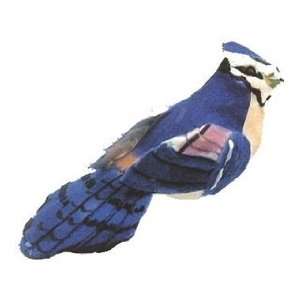   Medium Bird Bluejay 3 3/4 Long Tail Blue/Peach