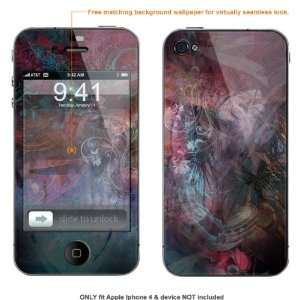   Skin Sticker for AT&T & Verizon Apple Iphone 4 case cover iphone4 46