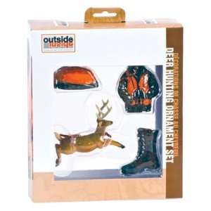 Deer Hunting Ornament Set 