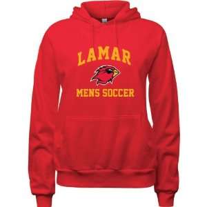   Red Womens Mens Soccer Arch Hooded Sweatshirt