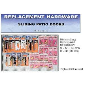 CRL Sliding Patio Door Replacement Hardware Display for the Midwest by 