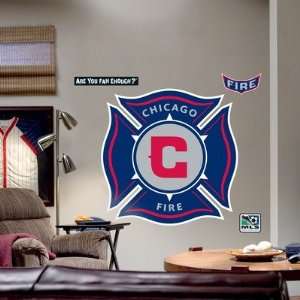  MLS Chicago Fire Logo Vinyl Wall Graphic Decal Sticker 