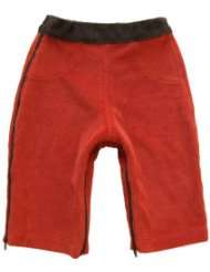   Kids Baby Boy/Girl Pants with Zippers (Red, Fall/Winter, Made in USA