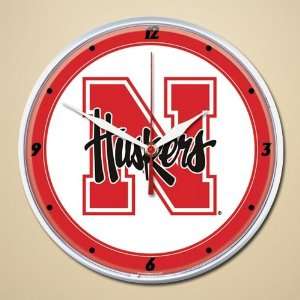  NCAA Nebraska Cornhuskers Round Wall Clock