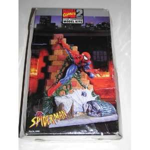  Marvel Comics Spider Man Glue Together Level 2 Model Kit Toys & Games