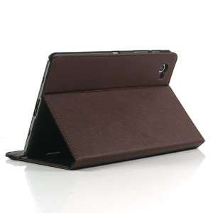  Brown / PU Leather Flip Stand Case for Galaxy Tab GT P6800 