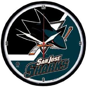  NHL San Jose Sharks Team Logo Wall Clock