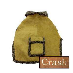  Medium Caramel Faux Suede and Tipped Berber Jacket