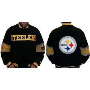    Pittsburgh Steelers Suede Varisty Jacket by G III 